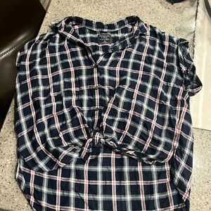 Abercrombie&Fitch flannel short sleeve